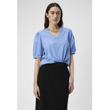 Object Objcaroline S s Top Tops T-shirts Dames - Shirt - Lichtblauw