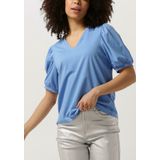 Object Objcaroline S s Top Tops T-shirts Dames - Shirt - Lichtblauw