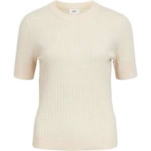 Object - Noelle T-shirt - Korte Mouwen - Zwart - Viscose LENZING™ ECOVERO™