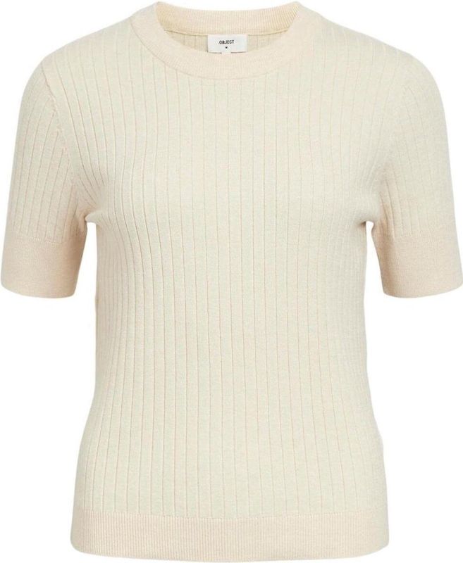 Object - Noelle T-shirt - Korte Mouwen - Zwart - Viscose LENZING™ ECOVERO™