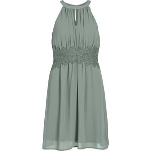 Vila Vimilina Halterneck Dress Noos Dames Maxi Jurken