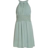 VILA - Cocktailjurk - Pastelgroen - Haltermodel - Kort/mini