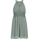 VILA - Cocktailjurk - Pastelgroen - Haltermodel - Kort/mini