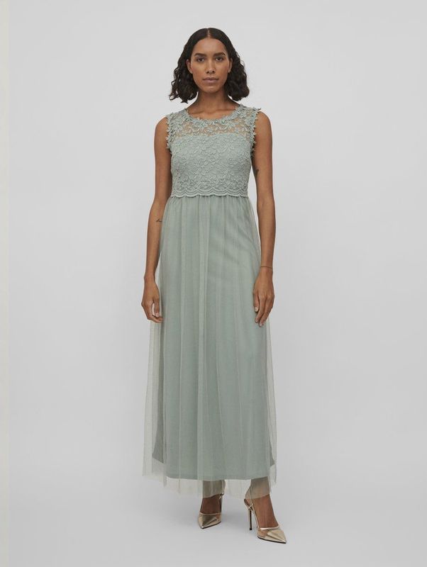 Vila Vilynnea Maxi Dress Noos/Dc Dames Maxi Jurken