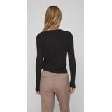 Vila Trui Vicomfy O-neck Knit Top- Noos 14084325 Black Dames Maat - M