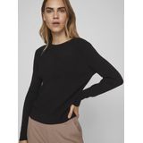 Vila Trui Vicomfy O-neck Knit Top- Noos 14084325 Black Dames Maat - M