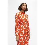Object - Jacira Tilda - Shirtjurk - Koraal - 88% Viscose 12% Polyamide