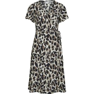 Vila - Vilovie - Midi Jurk - Ecru Dessin