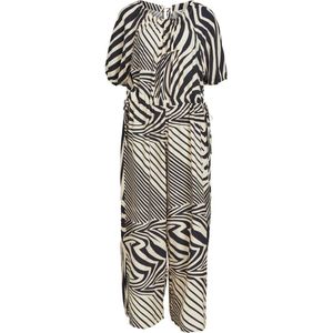 Object - Objfaline 2/4 Sleeve - Jumpsuit - Zwart