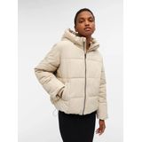 Object Dames Objzhanna New Short Jacket Noos Jacket, Zilvergrijs, XL