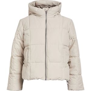 OBJECT - OBJZHANNA NEW SHORT JACKET - Gewatteerde Jas - Beige - Katoen