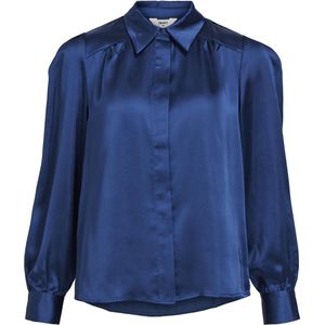 Blouse - Klassieke Blouse - Effen - Lange Mouw - Normale Pasvorm