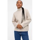Object Trui Objreynard Square Sleeve Pullover N 23042198 Silver Gray Dames