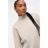 Object Trui Objreynard Square Sleeve Pullover N 23042198 Silver Gray Dames