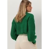 Object - Stella Cable Knit Pullover - Gebreide Trui - Lush Meadow - Melange