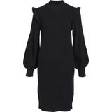 Object - Malena Midi-jurk - Gebreid - Zwart - 50% Viscose LENZING™ECOVERO™