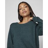 Gebreide Top - O-hals - Lange Mouwen - Ademende Stof - 50% Viscose