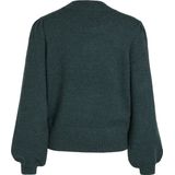 Vila Trui Viril Turtle-nk Balloon Top - N 14084179 Ponderosa Pine Dames