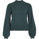 Vila Trui Viril Turtle-nk Balloon Top - N 14084179 Ponderosa Pine Dames