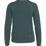 Trui - Viscose - V-hals - Lange Mouwen - Geribbelde Manchetten