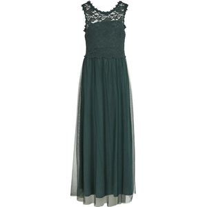 Vila Vilynnea Maxi Dress/Su-Noos maxi-jurk voor dames, Ponderosa Pine/Detail: elastisch, 34