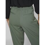 Vila - Varone Wide Leg Broek - Zwart - 66% Polyester, 28% Viscose, 6% Elastaan