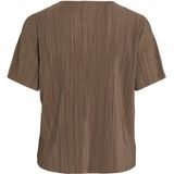 VILA - VIPlisa - Blouse - Bruin