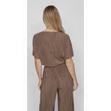 VILA - VIPlisa - Blouse - Bruin