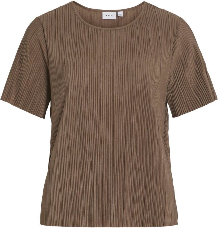VILA - VIPlisa - Blouse - Bruin