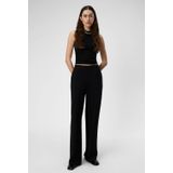 Broek met Wijd Pijpen - Zwart - 80% Viscose LENZING�™ECOVERO™