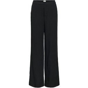 Broek met Wijd Pijpen - Zwart - 80% Viscose LENZING™ECOVERO™