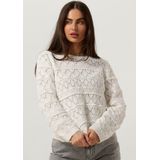 OBJECT Gebreide Trui OBJLIVA met Biologisch Katoen Wit