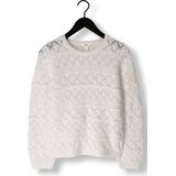 OBJECT Gebreide Trui OBJLIVA met Biologisch Katoen Wit