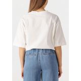 Object - Objgima 2/4 Oversize T-shirt - Wit - Dames - Zachte Stof