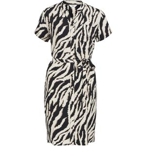 Object Objjacira Shirt Dress Jurken Dames - Kleedje - Rok - Jurk - Zand - Maat 40