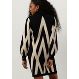 Object - Ray Lang - Jurk - Gebreid - Zwart - 50% Viscose Lenzing™ Ecovero™