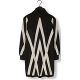 Object - Ray Lang - Jurk - Gebreid - Zwart - 50% Viscose Lenzing™ Ecovero™