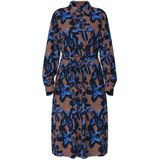 Vila - Blousejurk - Bruin - Viscose/polyamide