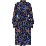 Vila - Blousejurk - Bruin - Viscose/polyamide