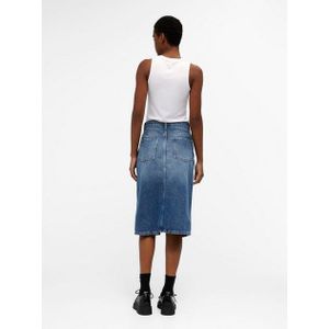 Object - Objharlow Midi Denim Skirt Noos - Rokken - Blauw