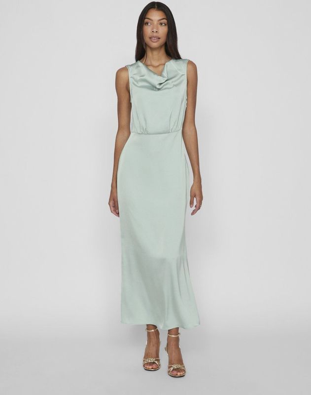 VIRavenna - Avondjurk - Effen - Gerecycled Materiaal - Mouwloos