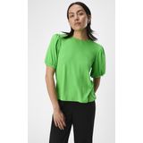Object Objjamie S s Top Tops T-shirts Dames - Shirt - Groen