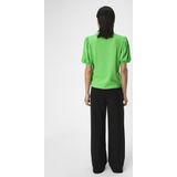 Object Objjamie S s Top Tops T-shirts Dames - Shirt - Groen