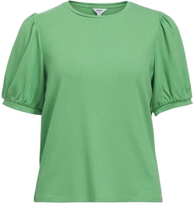 Object Objjamie S s Top Tops T-shirts Dames - Shirt - Groen