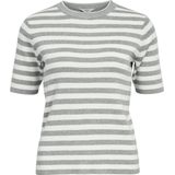 Object Trui Objester New Knit Pullover Noos 23043510 Light Grey Melange/cloud Dancer Dames