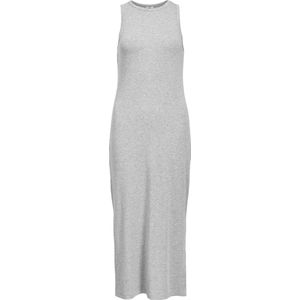 Object Objjamie S/L Noos maxi-jurk voor dames, Lichtgrijs chinees