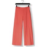 Object Objlisa Wide Pant Broeken Dames Oranje
