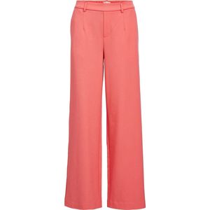 Object Objlisa Wide Pant Broeken Dames Oranje