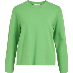 OBJECT Dames Objreynard Square Sleeve O-Neck Noos gebreide trui, Vibrant Green, S