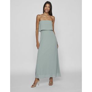 VILA - Milina - Avondjurk - Pastelgroen - Mouwloos - Gerecycled Materiaal